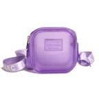 Transparent PVC Jelly Crossbody Bag