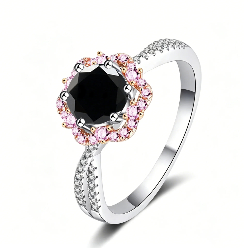 Sterling Silver Moissanite Ring