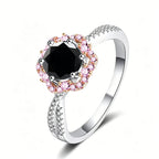 Sterling Silver Moissanite Ring