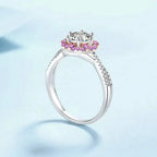 Sterling Silver Moissanite Ring