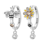 Sterling Silver Blue Earrings