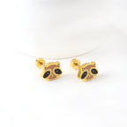 Acrylic Heart Animal Earrings