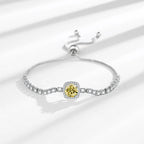 Sterling Silver Carat Bracelet