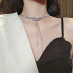 Angel Wings Heart Pendant Necklace