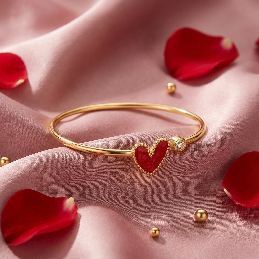 Romantic Drip Oil Bangle