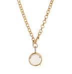 Open Ring Pendant Necklace