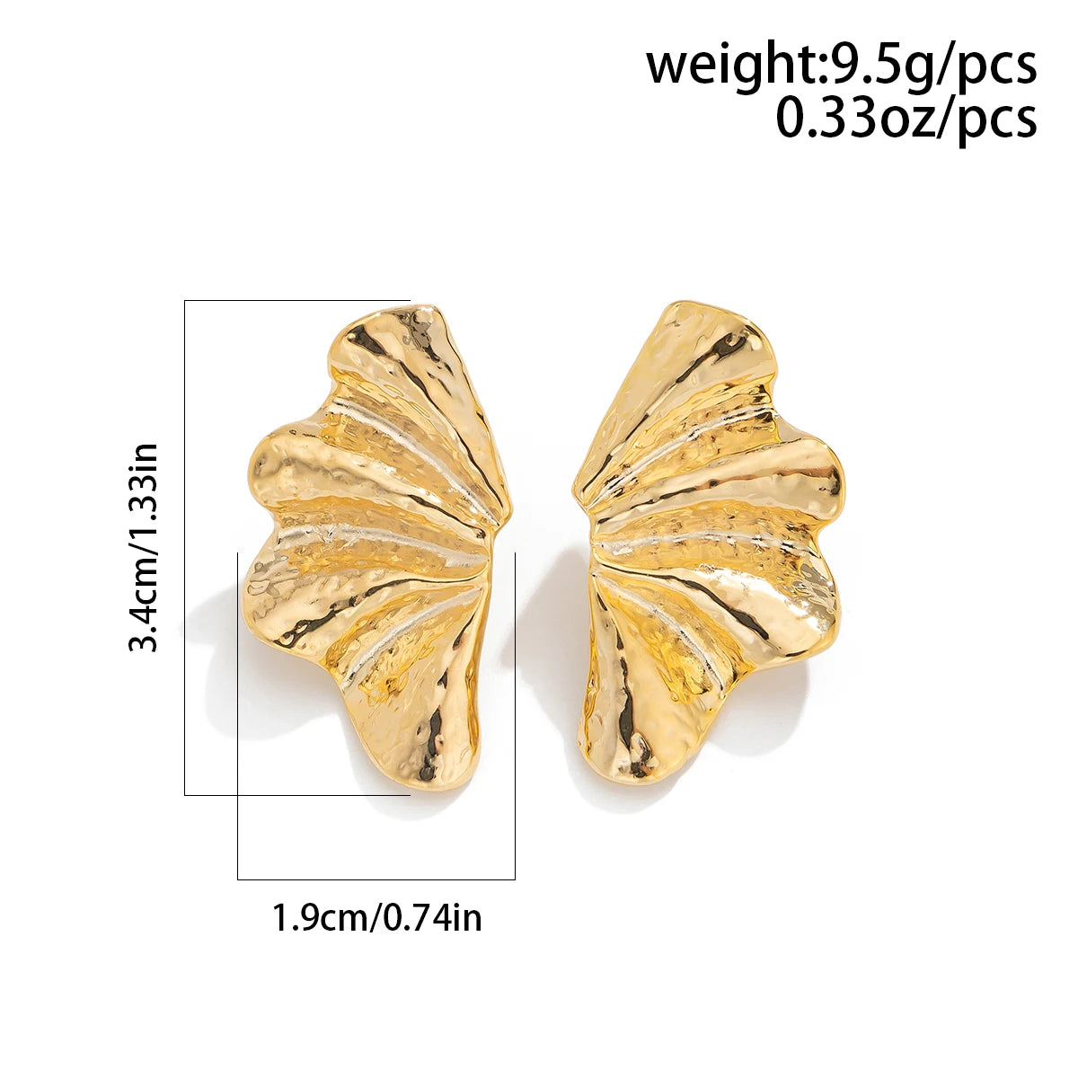 Minimalist Tiny Maple Earrings