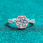 Sterling Silver Moissanite Ring