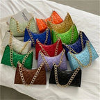 PU Underarm Tote Bag