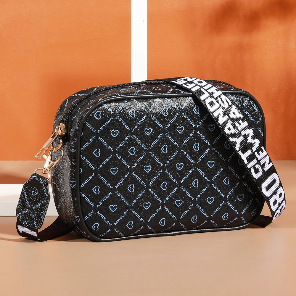 Plaid PU Mini Crossbody Bag