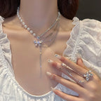 Stainless Steel Peach Pendant Necklace
