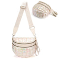 Jacquard Nylon Shell Bag
