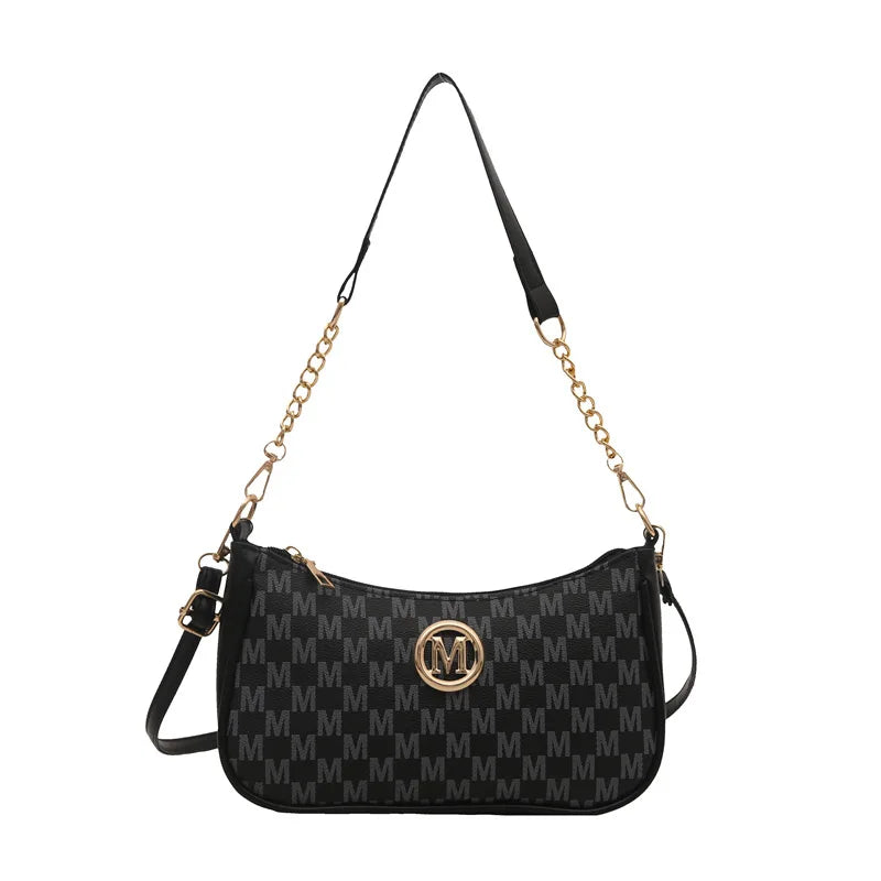Vintage Letter Crossbody Bag