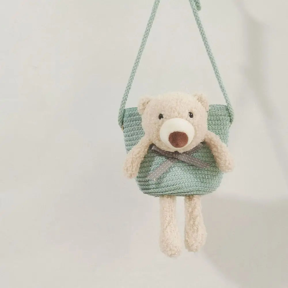 Bear Girl's Colorful Crossbody Purse