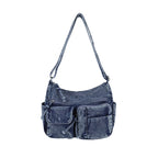 Y2K Aesthetic Washed Crossbody Purse