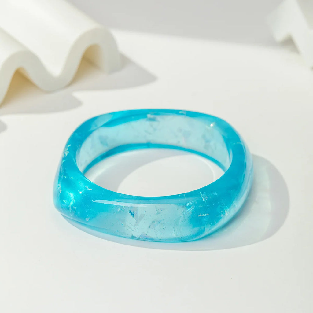 Blue Textured Bracelet