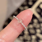 Sterling Silver Adjustable Ring