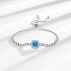 Sterling Silver Carat Bracelet