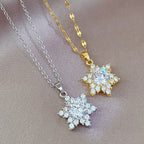 Golden Stainless Steel Pendant Necklace
