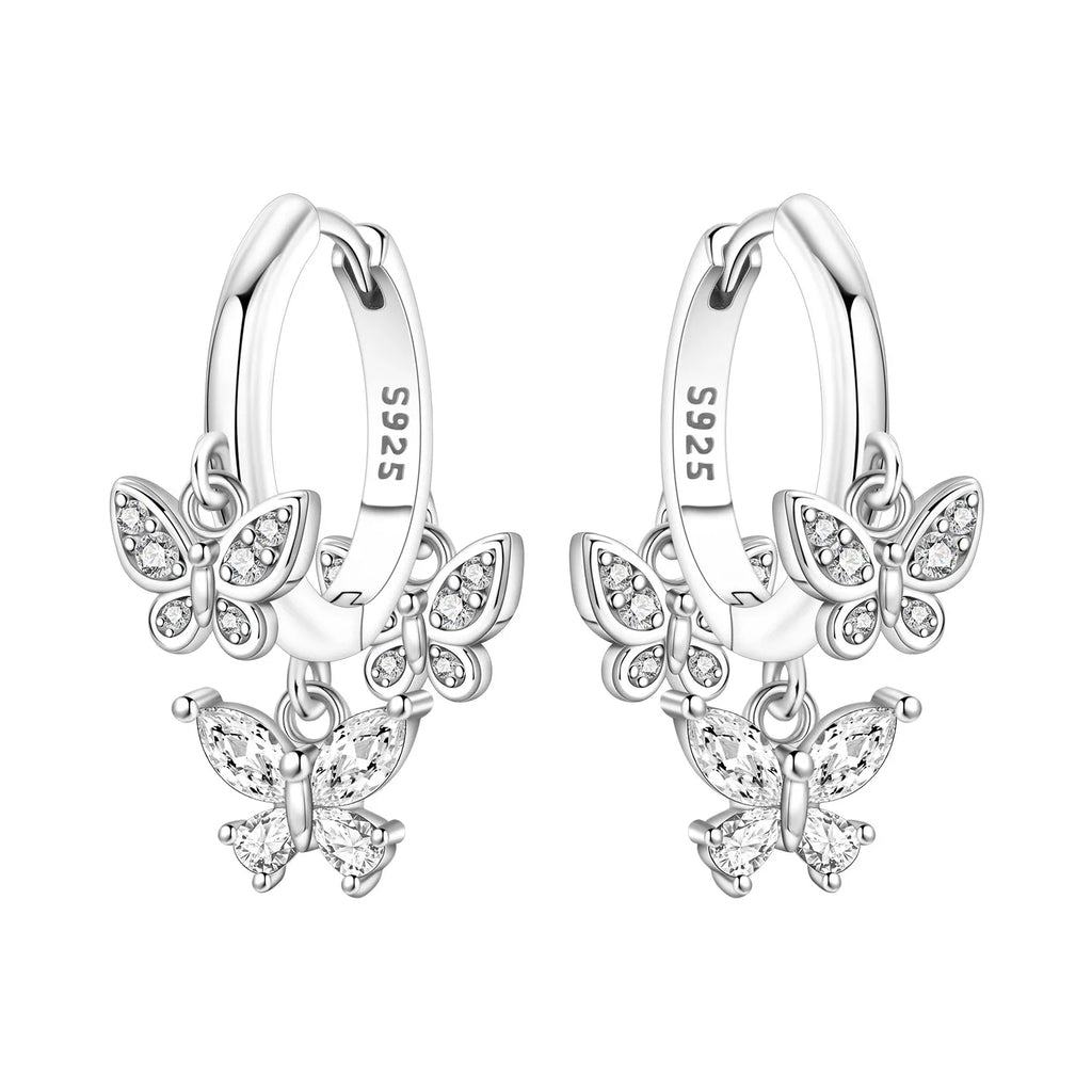 Sterling Silver Blue Earrings