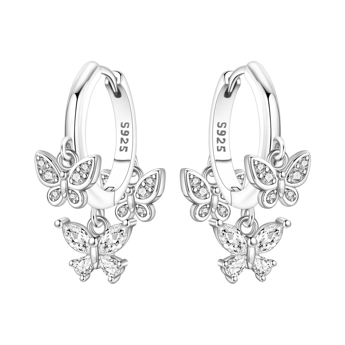 Sterling Silver Blue Earrings