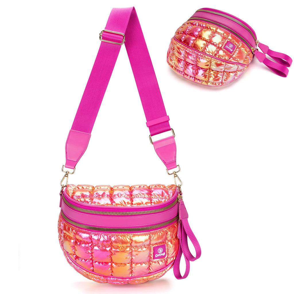 Jacquard Nylon Shell Bag