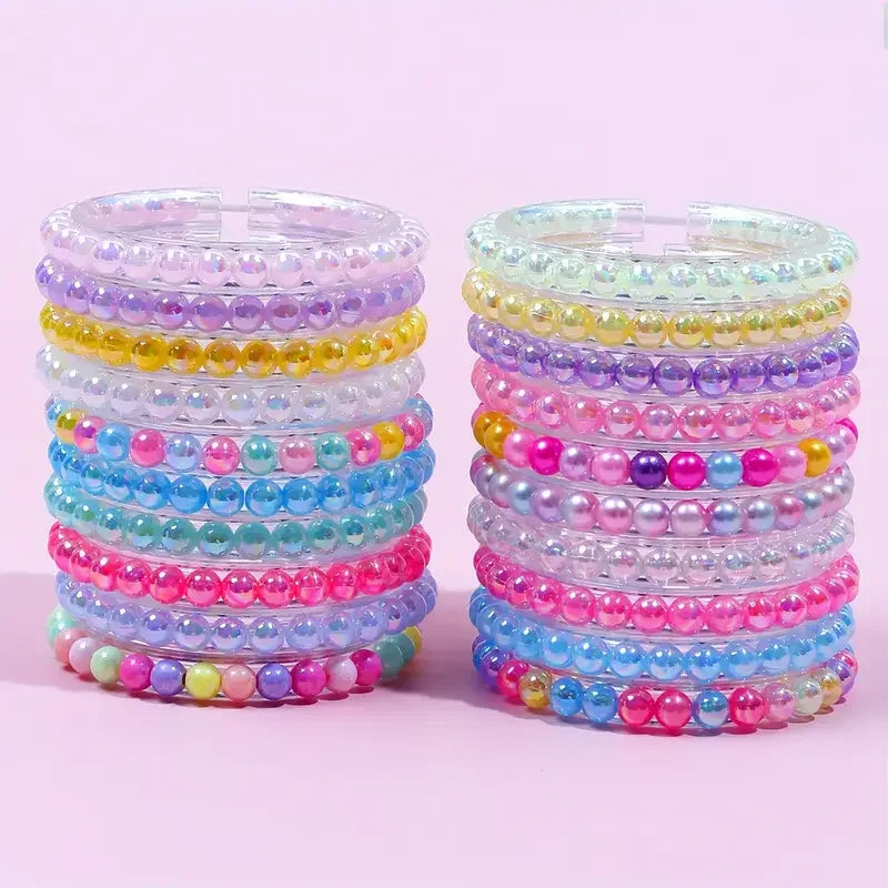 Colorful Beaded Birthday Bracelet