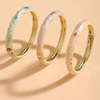 Fine Small Flower Bangle