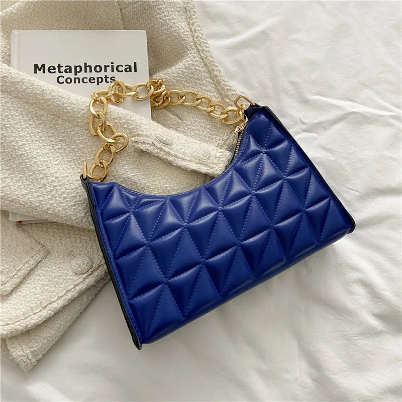 PU Underarm Tote Bag