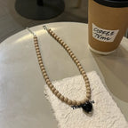 Colorful Beads Resin Pendant Necklace