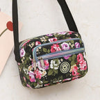 Multi-Layer Nylon Crossbody Bag