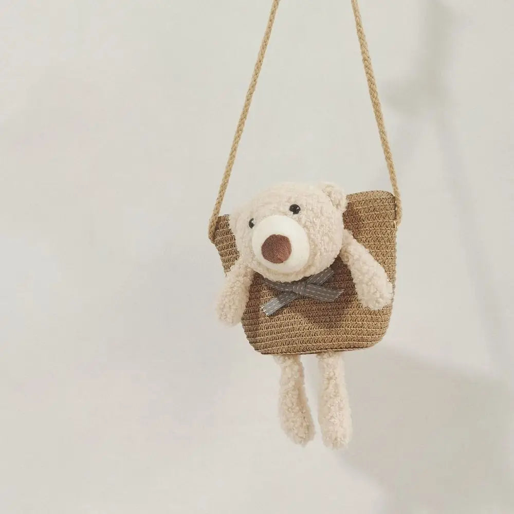 Bear Girl's Colorful Crossbody Purse