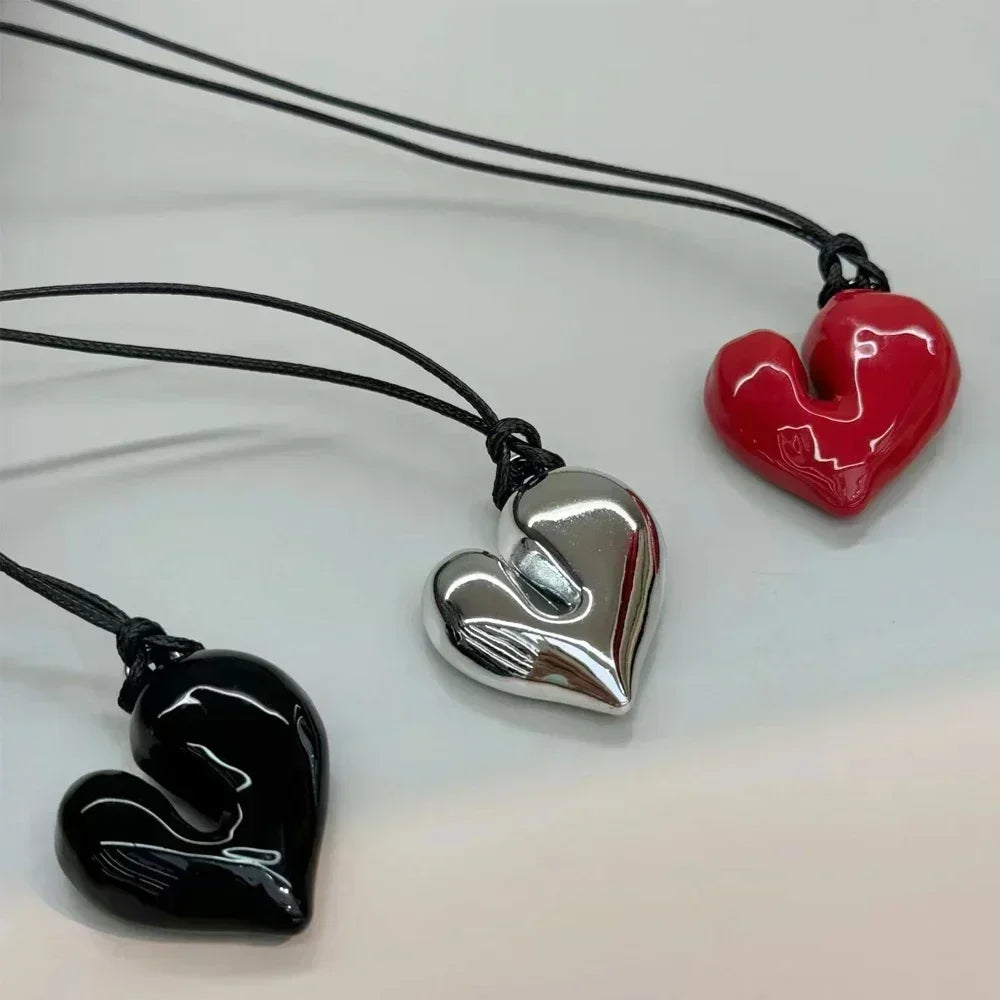 Heart 85CM Adjustable Pendant Necklace