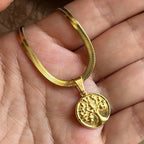 Tree Life Rhinestone Pendant Necklace