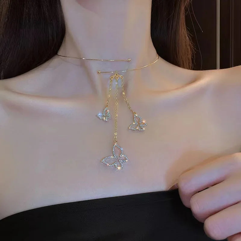 Stainless Steel Peach Pendant Necklace