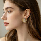 Stainless Steel Heart Earrings