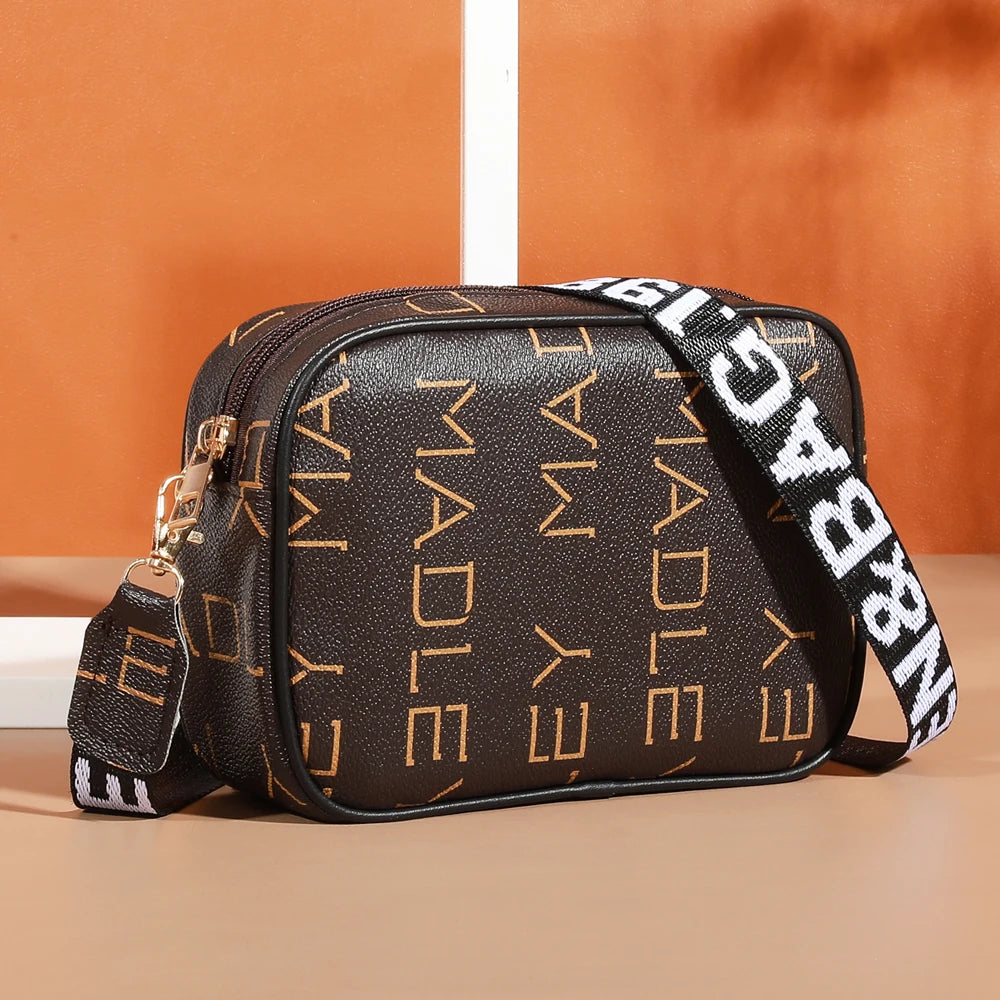 Plaid PU Mini Crossbody Bag