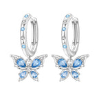 Sterling Silver Blue Earrings