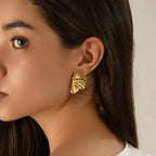 Minimalist Tiny Maple Earrings