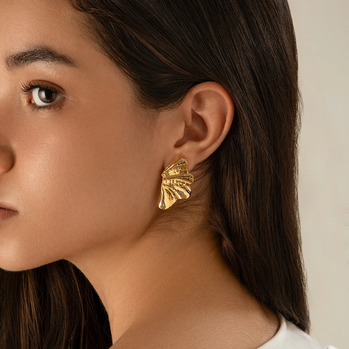 Minimalist Tiny Maple Earrings