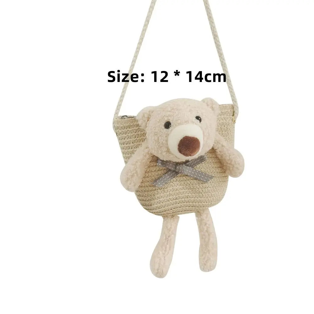 Bear Girl's Colorful Crossbody Purse