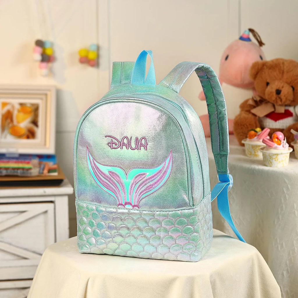 Iridescent Mermaid Tail Backpack