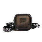 Transparent PVC Jelly Crossbody Bag