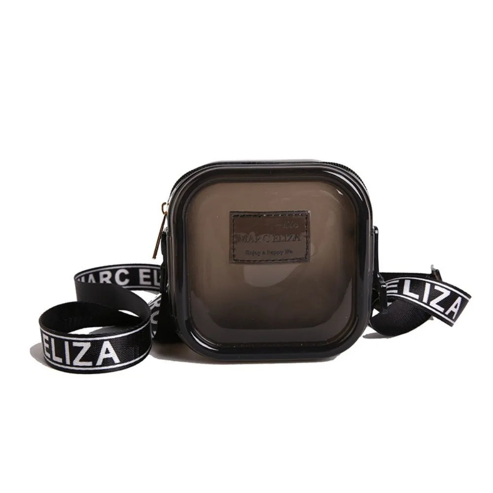 Transparent PVC Jelly Crossbody Bag