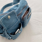 Y2K Aesthetic Washed Crossbody Purse