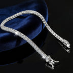 Moissanite Tennis Sterling Bracelet