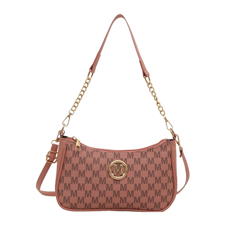 Vintage Letter Crossbody Bag