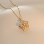 316L Copper & Stainless Steel Pendant Necklace