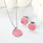 Unicorn Stainless Necklace & Earring Set