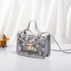Transparent Daisy Pattern Tote Bag